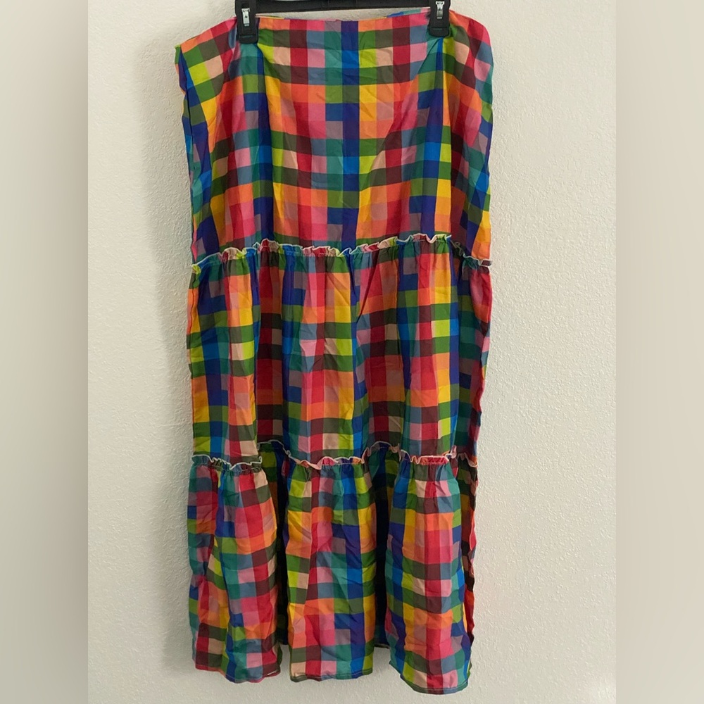 SHEIN Vibrant Multicolor Checkered 2pc Set